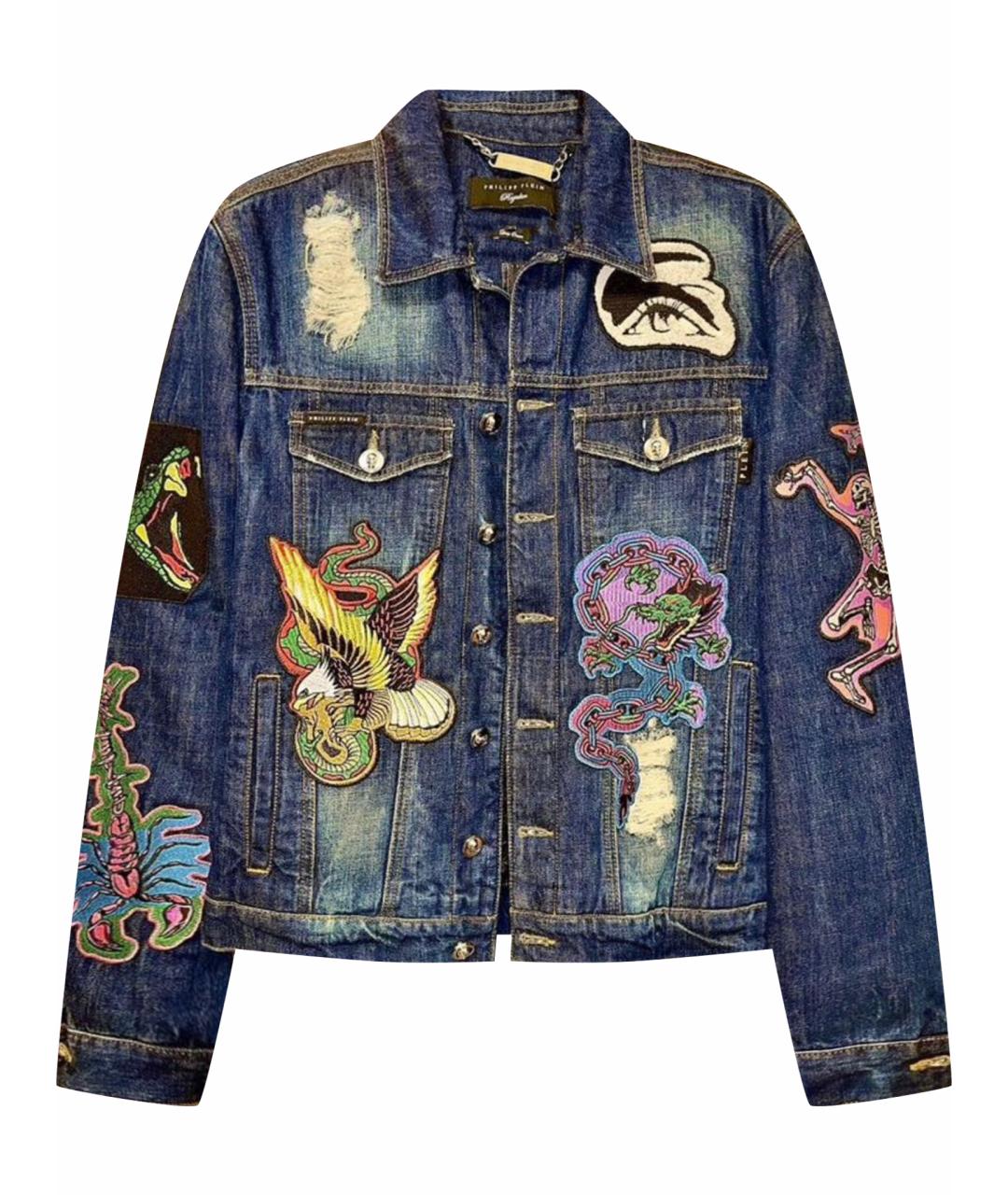 PHILIPP PLEIN Мульти деним куртка, фото 1