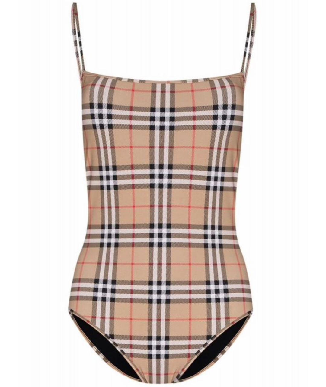 BURBERRY Мульти полиэстеровый купальник, фото 1