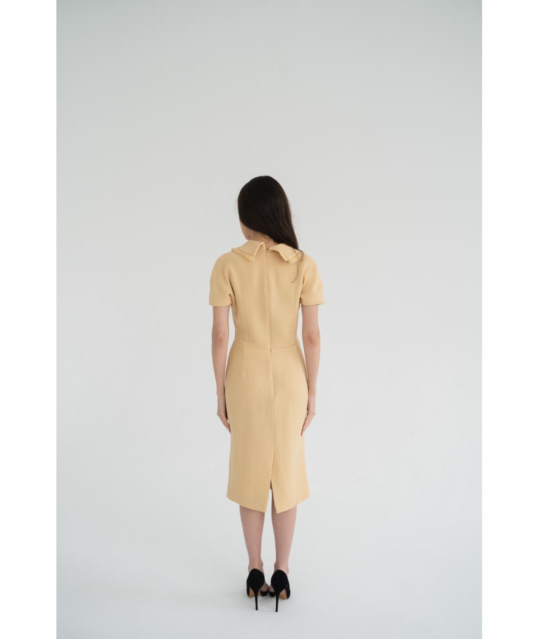 CHRISTIAN DIOR Шерстяное коктейльное платье, фото 4