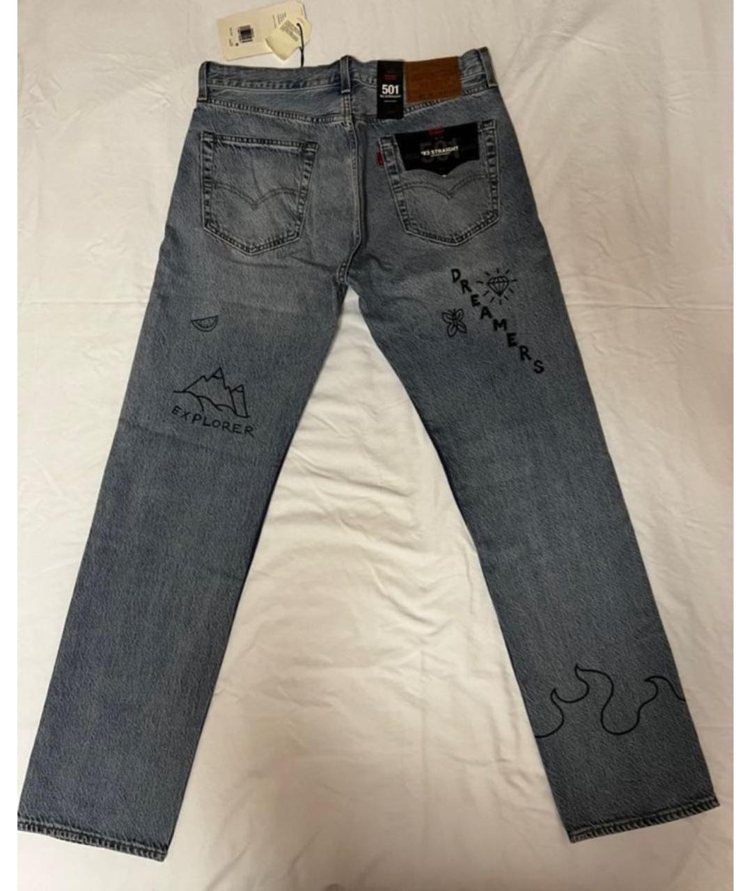 LEVI'S Мульти хлопковые джинсы, фото 2