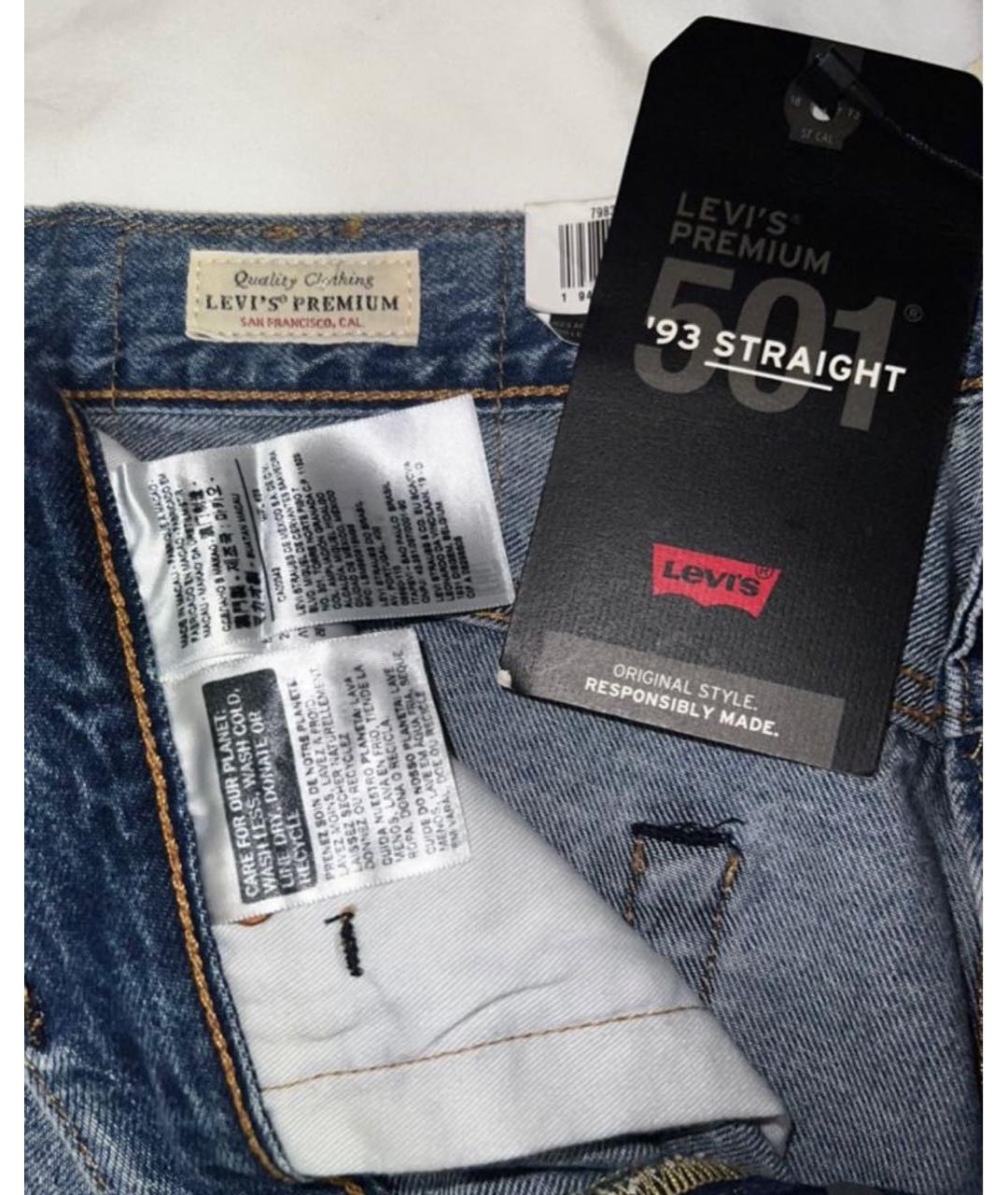LEVI'S Мульти хлопковые джинсы, фото 4