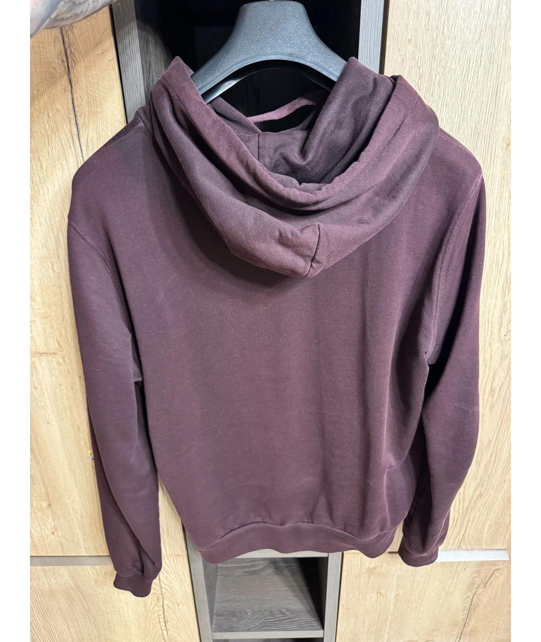 DOLCE&GABBANA Бордовый хлопковый спортивный костюм, фото 3