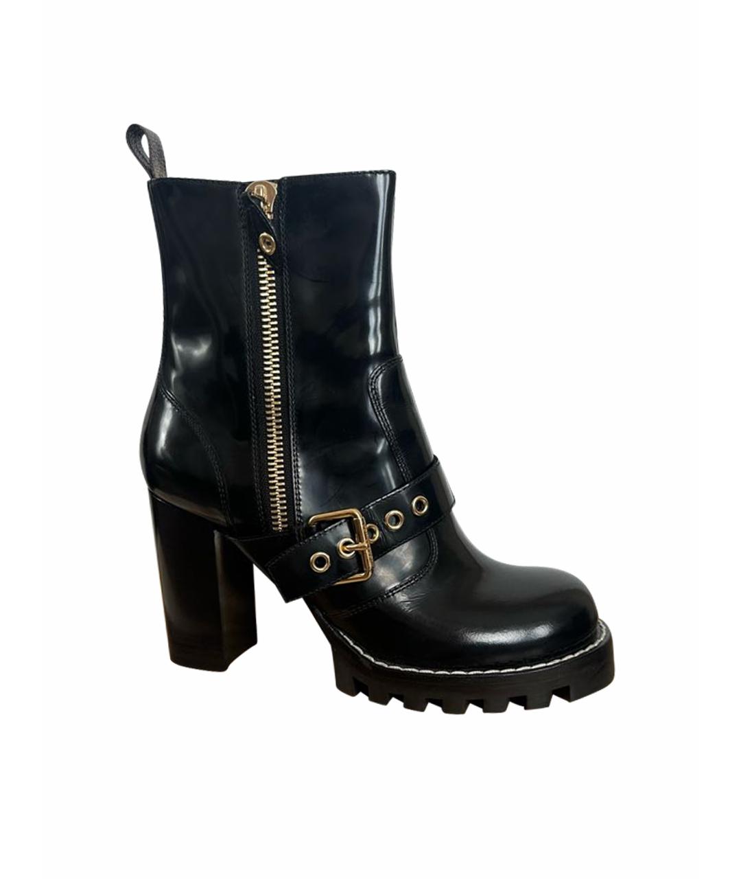 LOUIS VUITTON Черные полусапоги, фото 1
