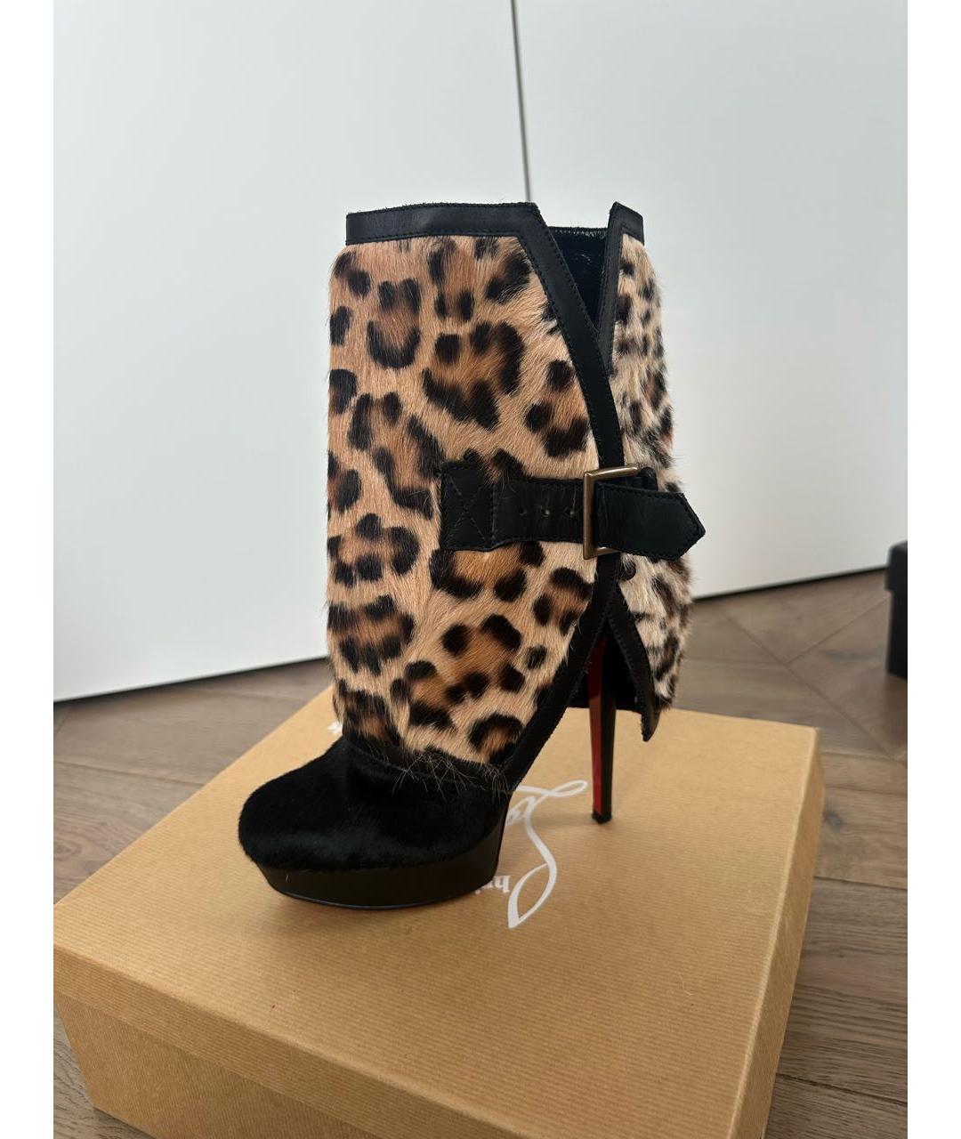 CHRISTIAN LOUBOUTIN Черные ботильоны, фото 3