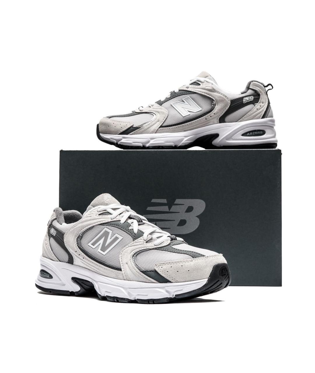 NEW BALANCE Серые кроссовки, фото 3