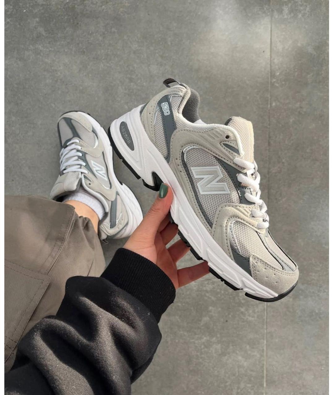 NEW BALANCE Серые кроссовки, фото 4