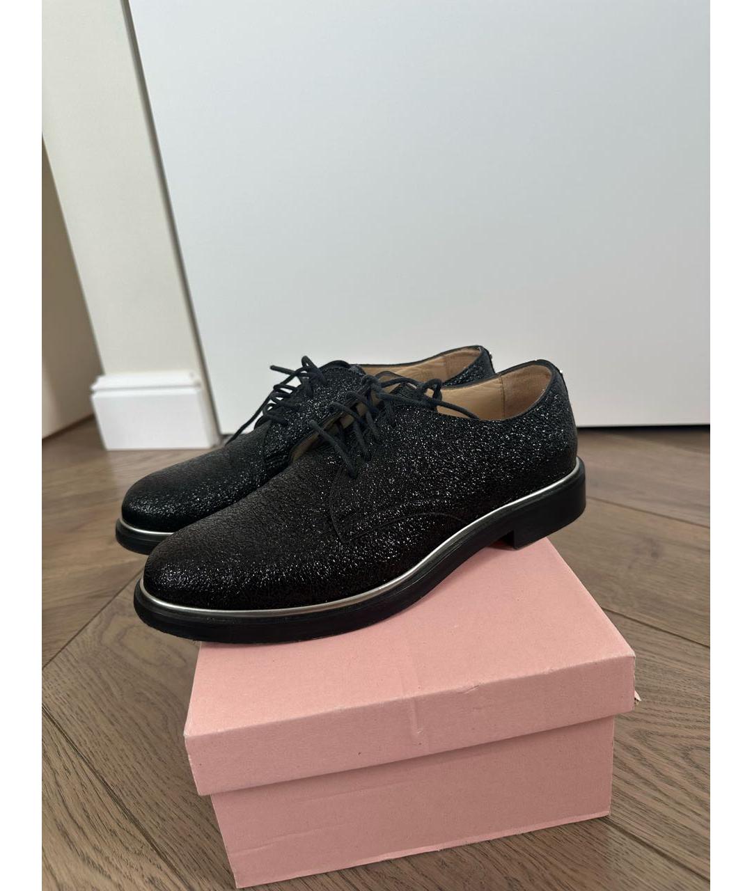 JIMMY CHOO Черные брогги и оксфорды, фото 4