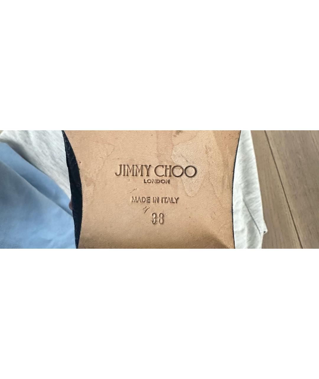 JIMMY CHOO Черные брогги и оксфорды, фото 3