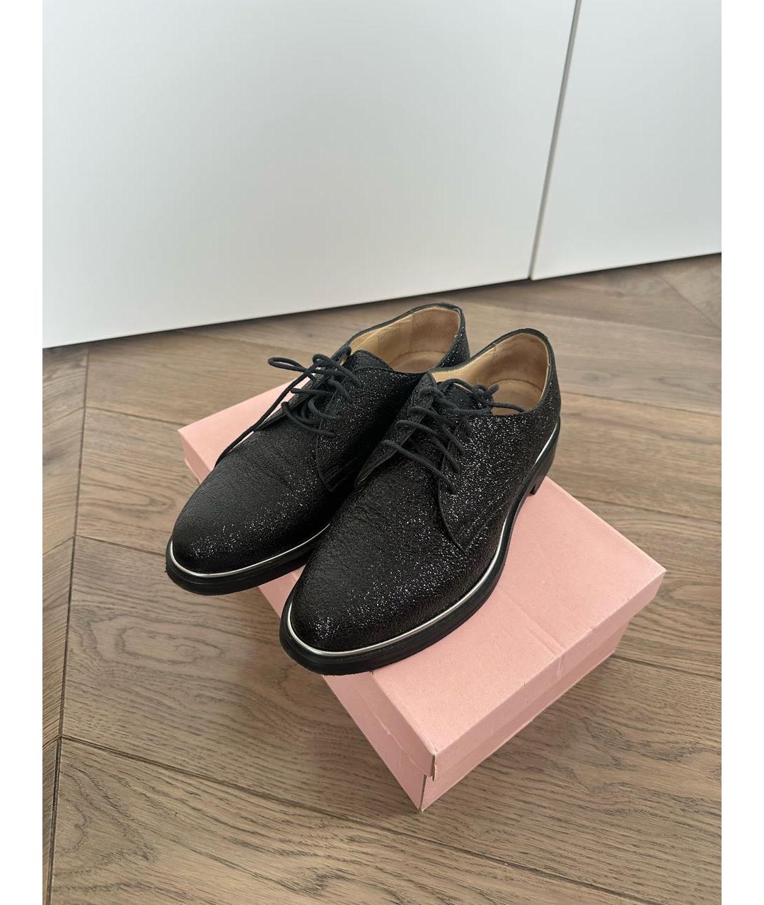JIMMY CHOO Черные брогги и оксфорды, фото 2