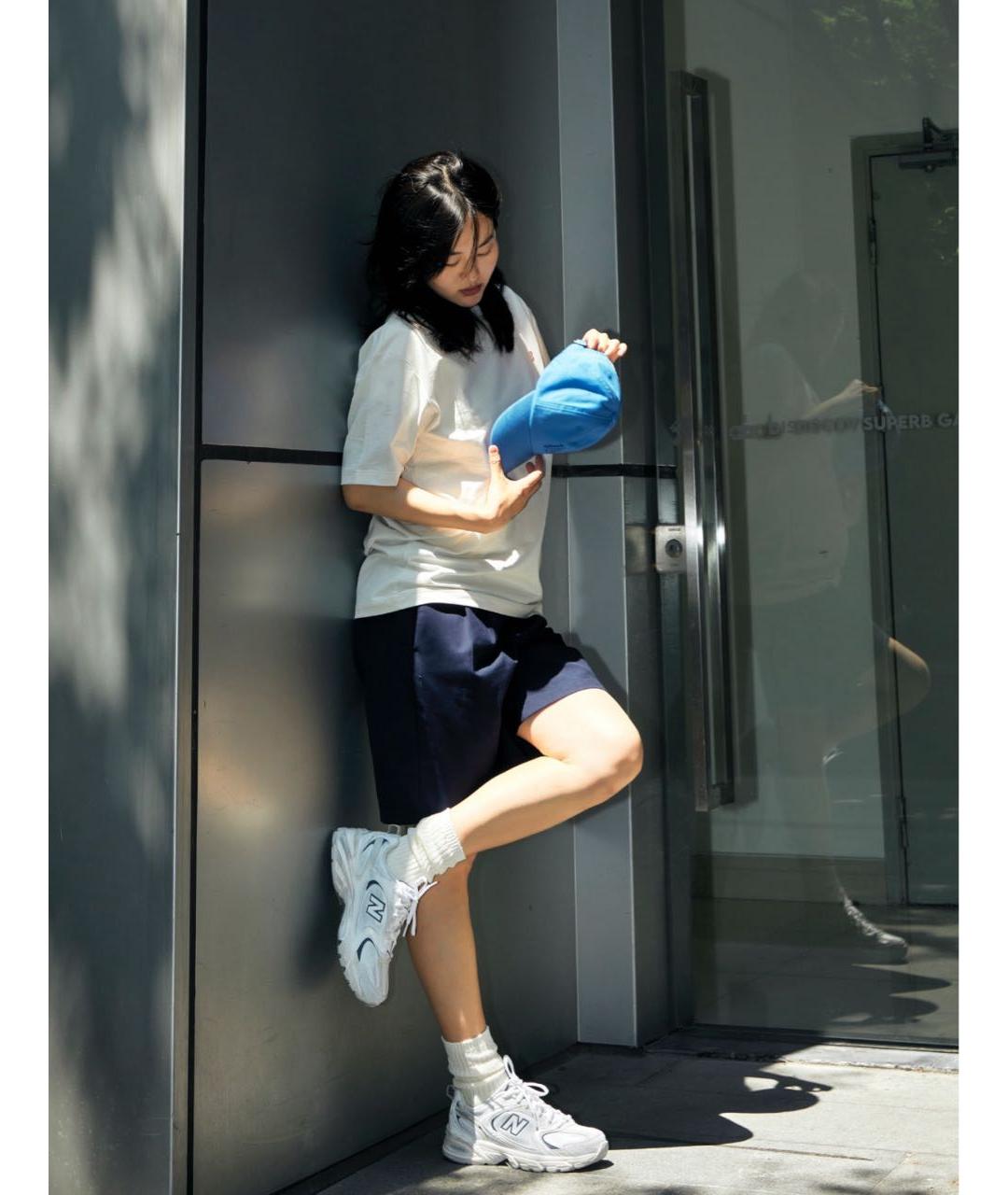 NEW BALANCE Белые кожаные кроссовки, фото 4