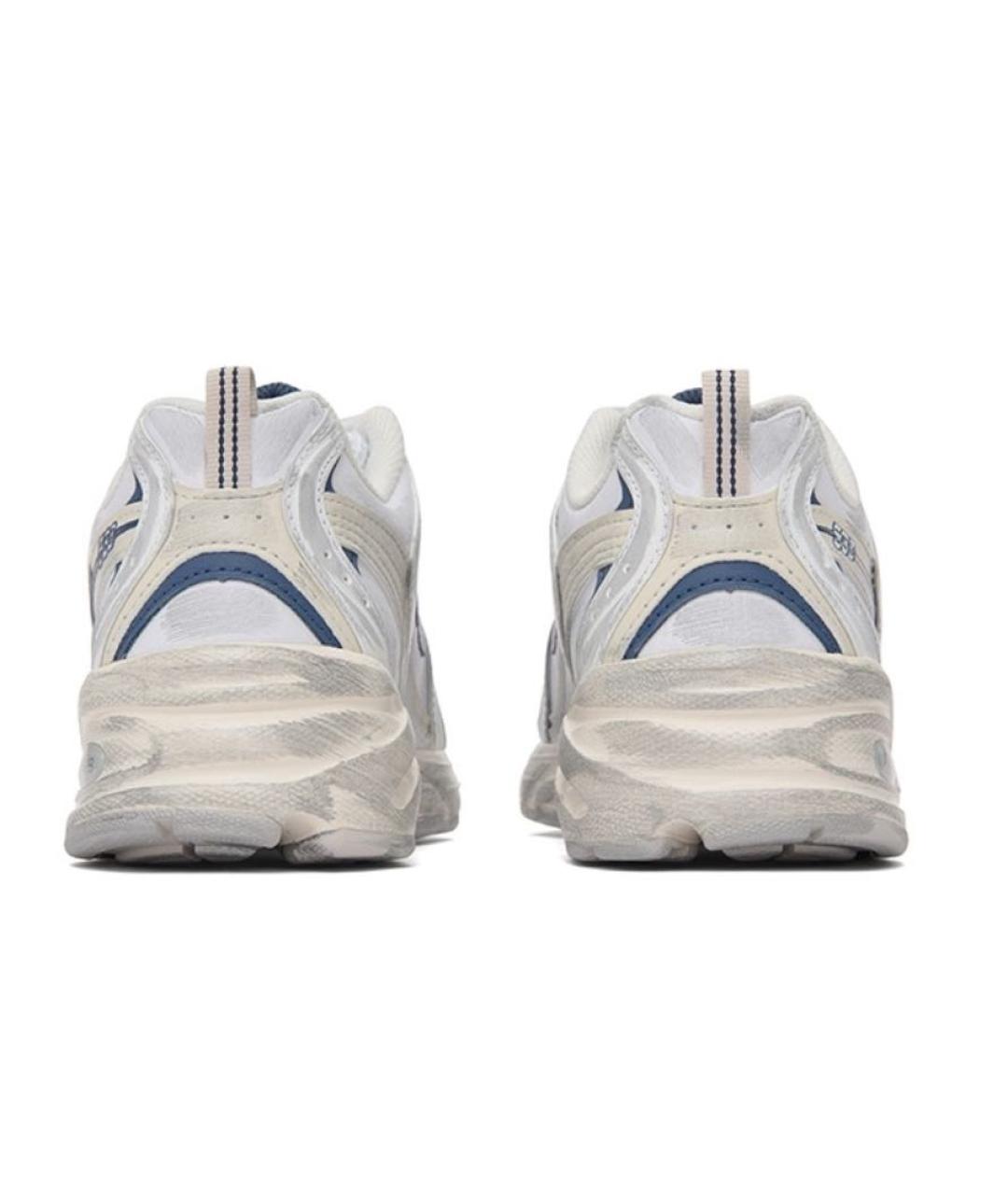 NEW BALANCE Белые кожаные кроссовки, фото 3