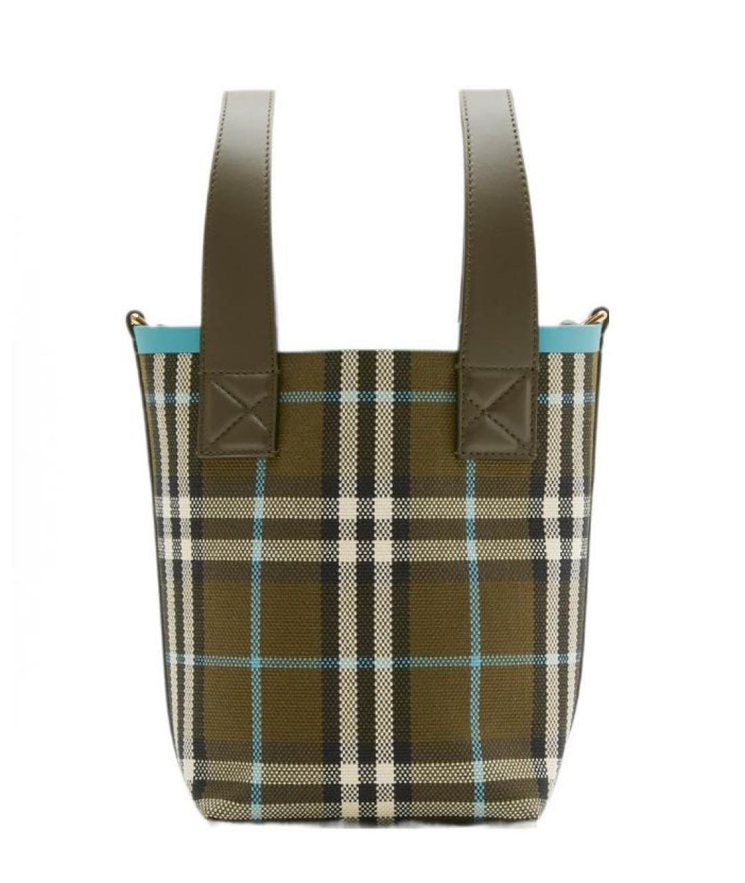 BURBERRY Хаки сумка через плечо, фото 5