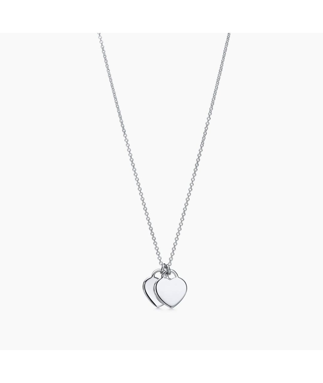 TIFFANY&CO Розовая серебряная подвеска, фото 2