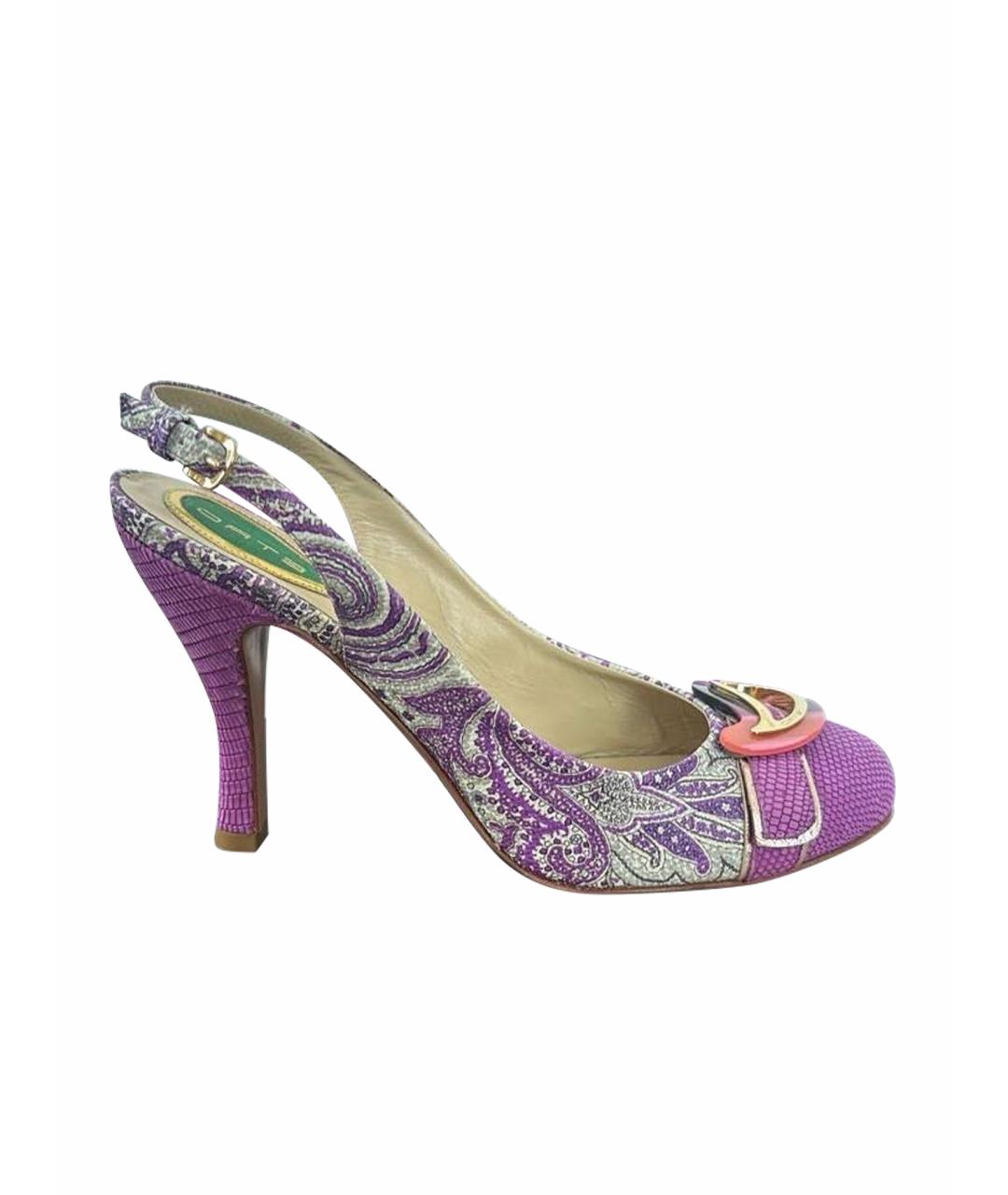 ETRO Мульти текстильные туфли, фото 1
