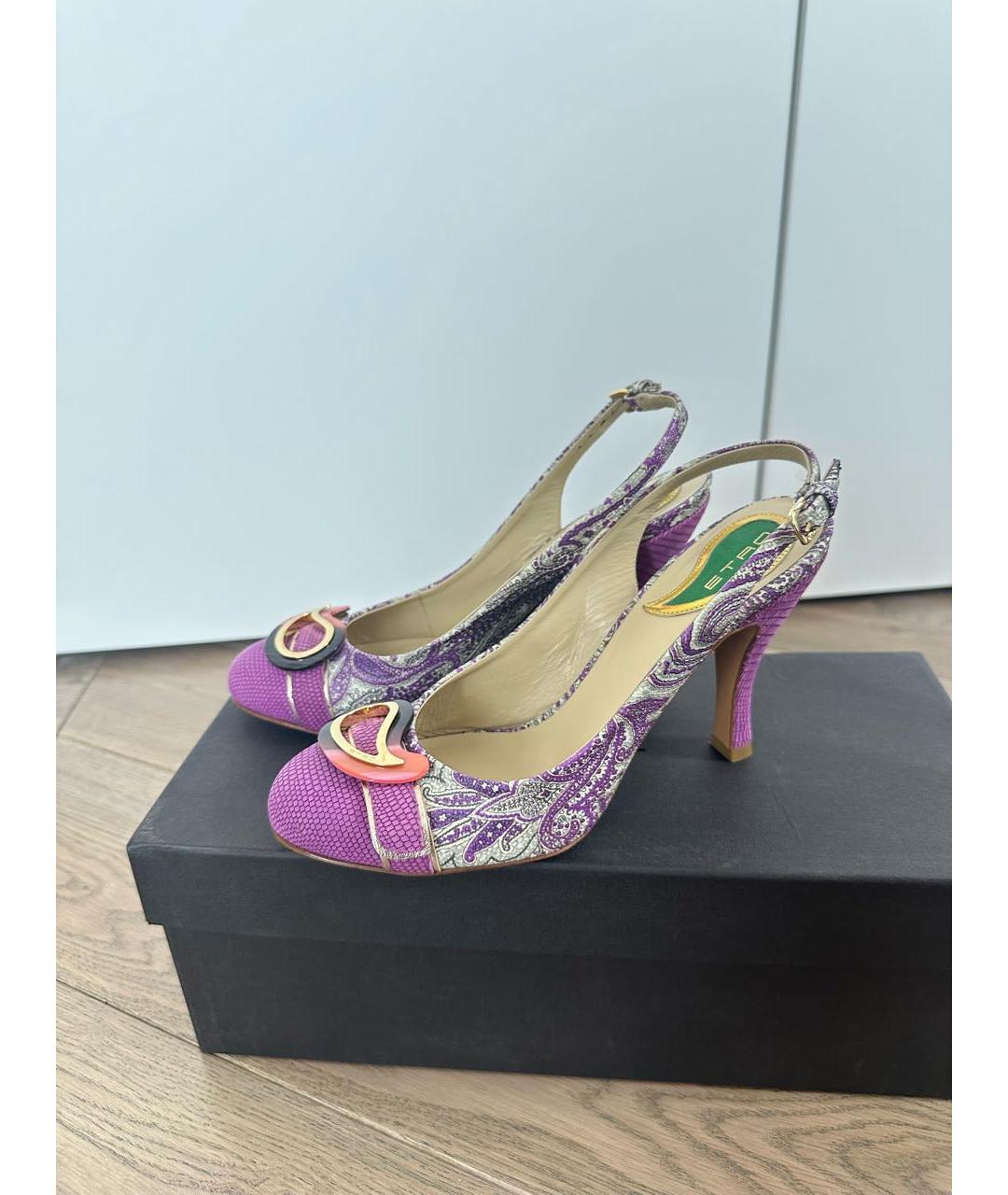 ETRO Мульти текстильные туфли, фото 2