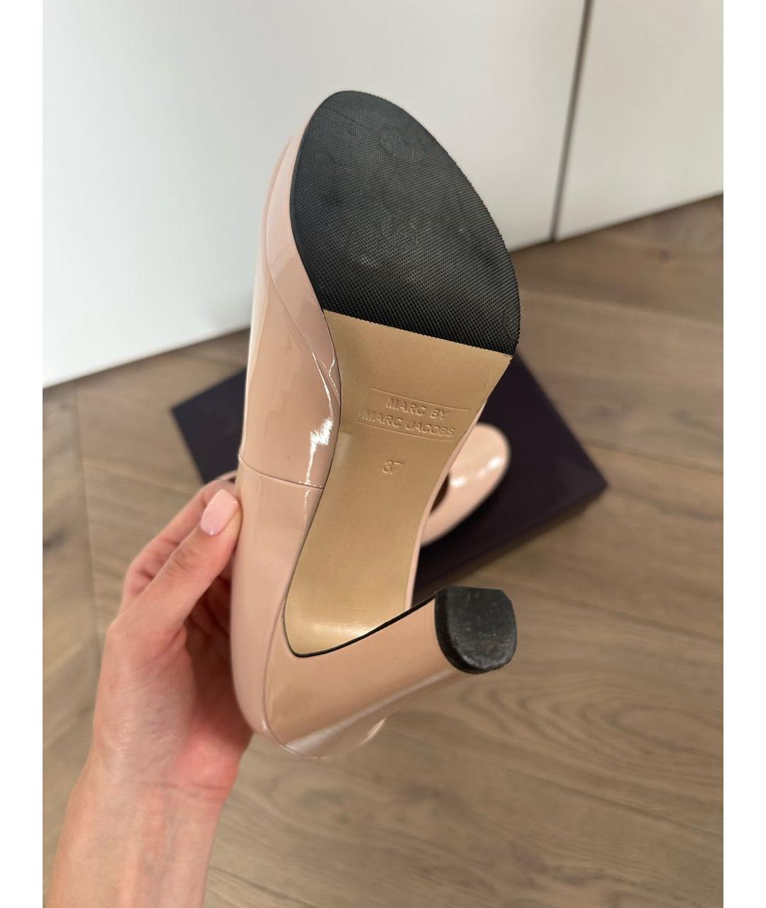 MARC BY MARC JACOBS Розовые туфли из лакированной кожи, фото 3