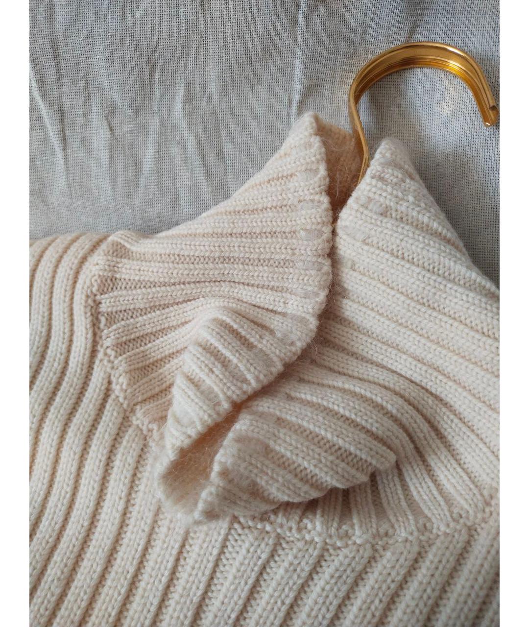 CHRISTIAN DIOR Бежевый шерстяной жилет, фото 9