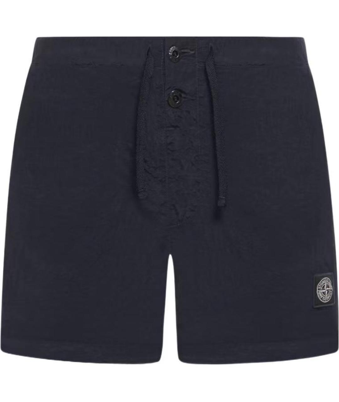 STONE ISLAND Темно-синие плавки, фото 1