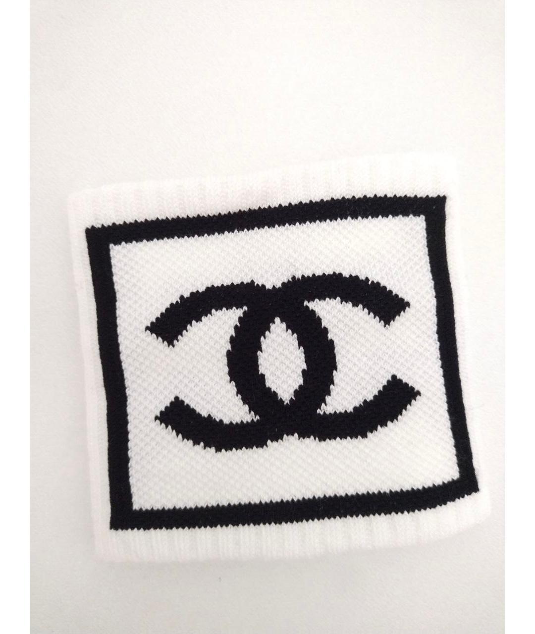CHANEL Белые митенки, фото 9
