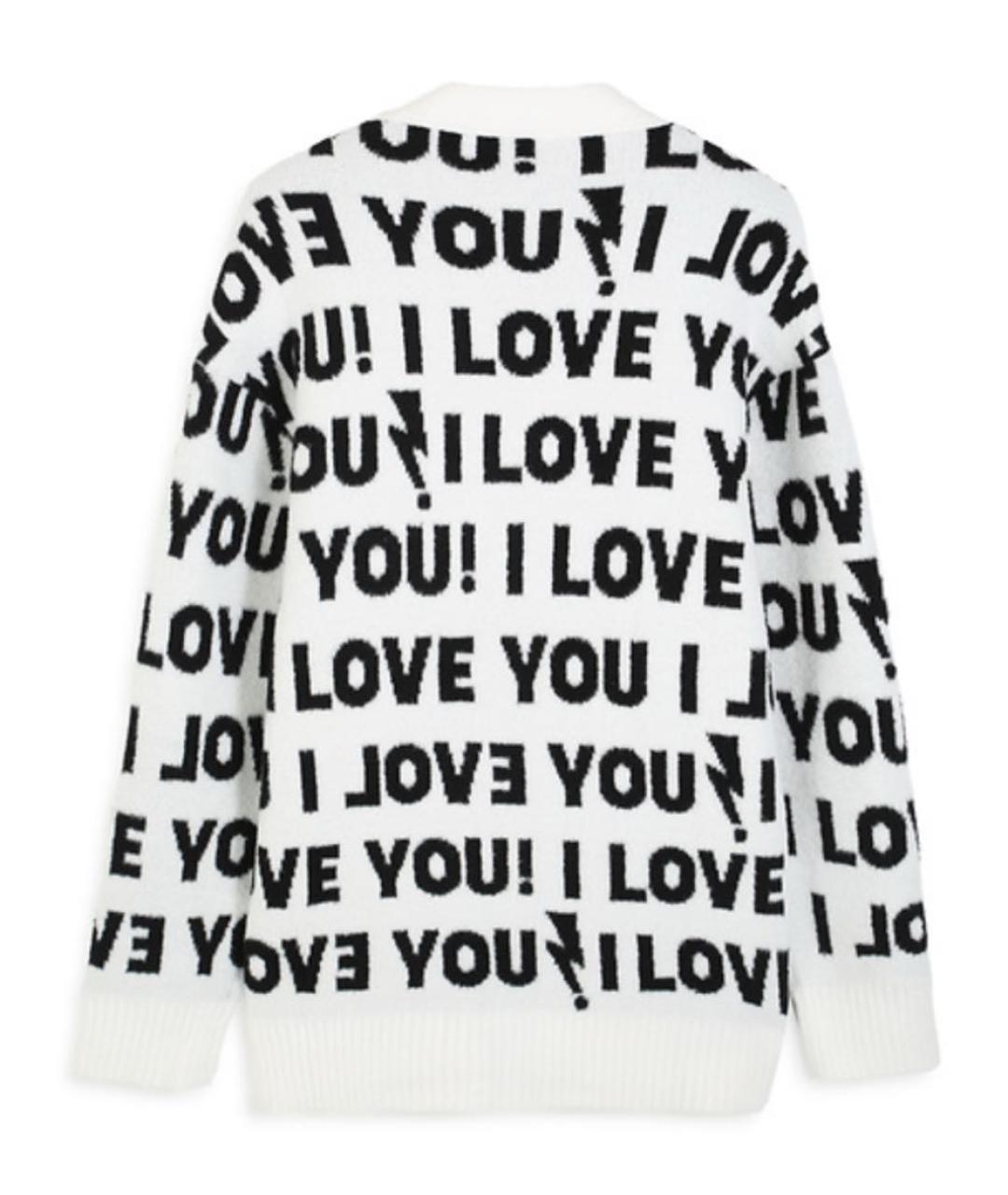 PHILOSOPHY DI LORENZO SERAFINI Белый полиамидовый кардиган, фото 2