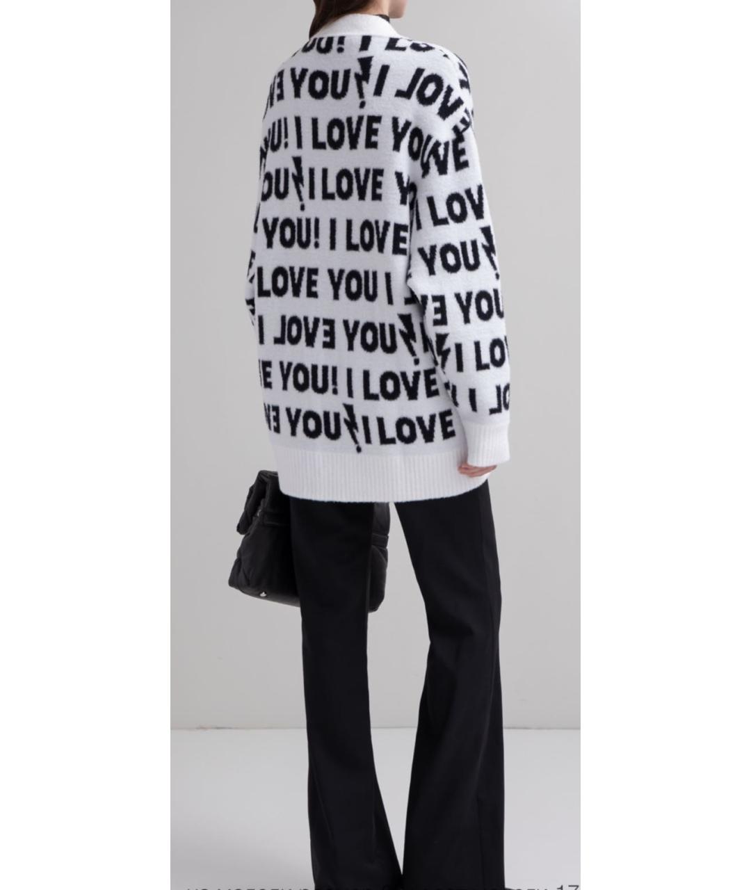 PHILOSOPHY DI LORENZO SERAFINI Белый полиамидовый кардиган, фото 6