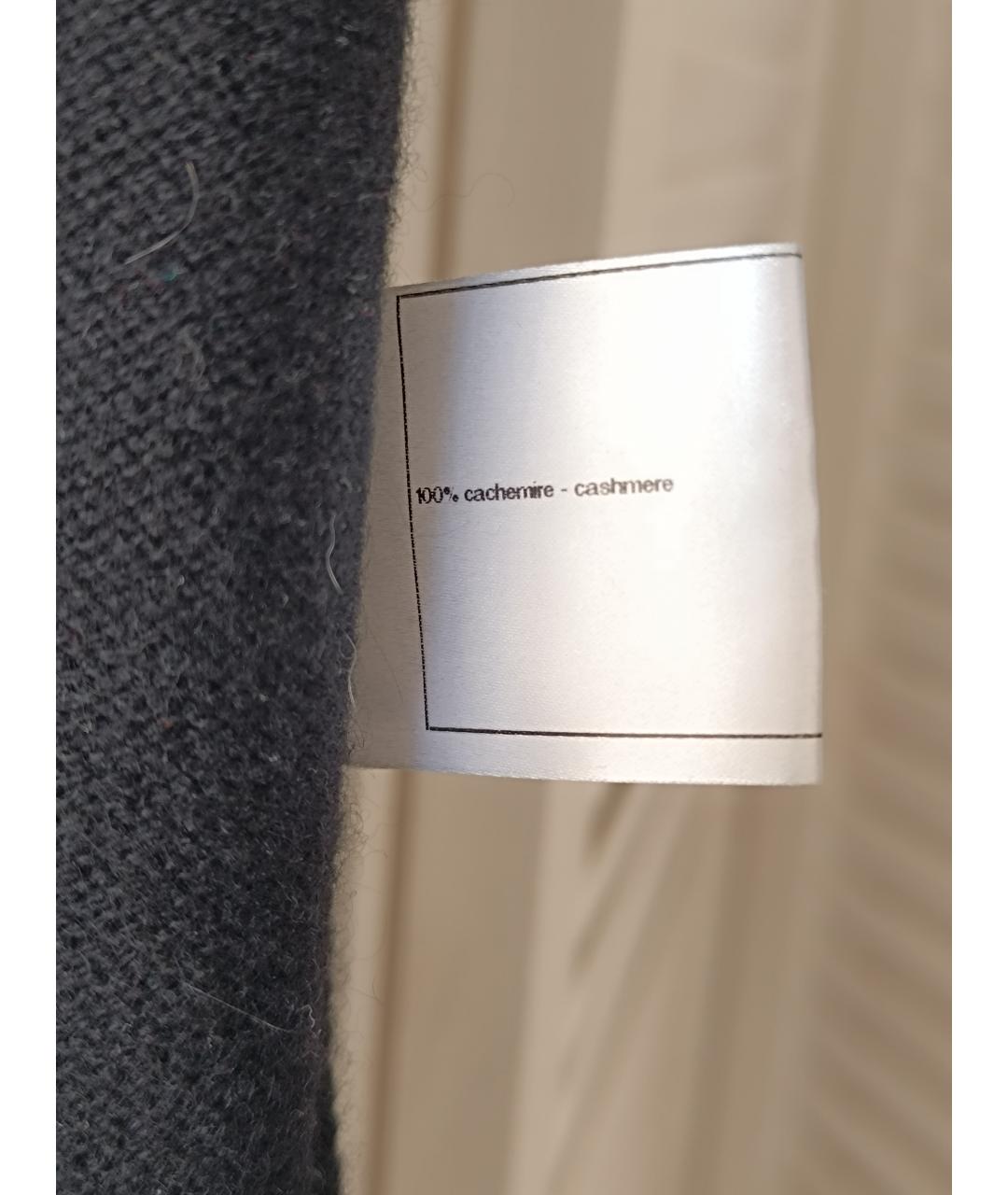CHANEL Черное кашемировое повседневное платье, фото 8