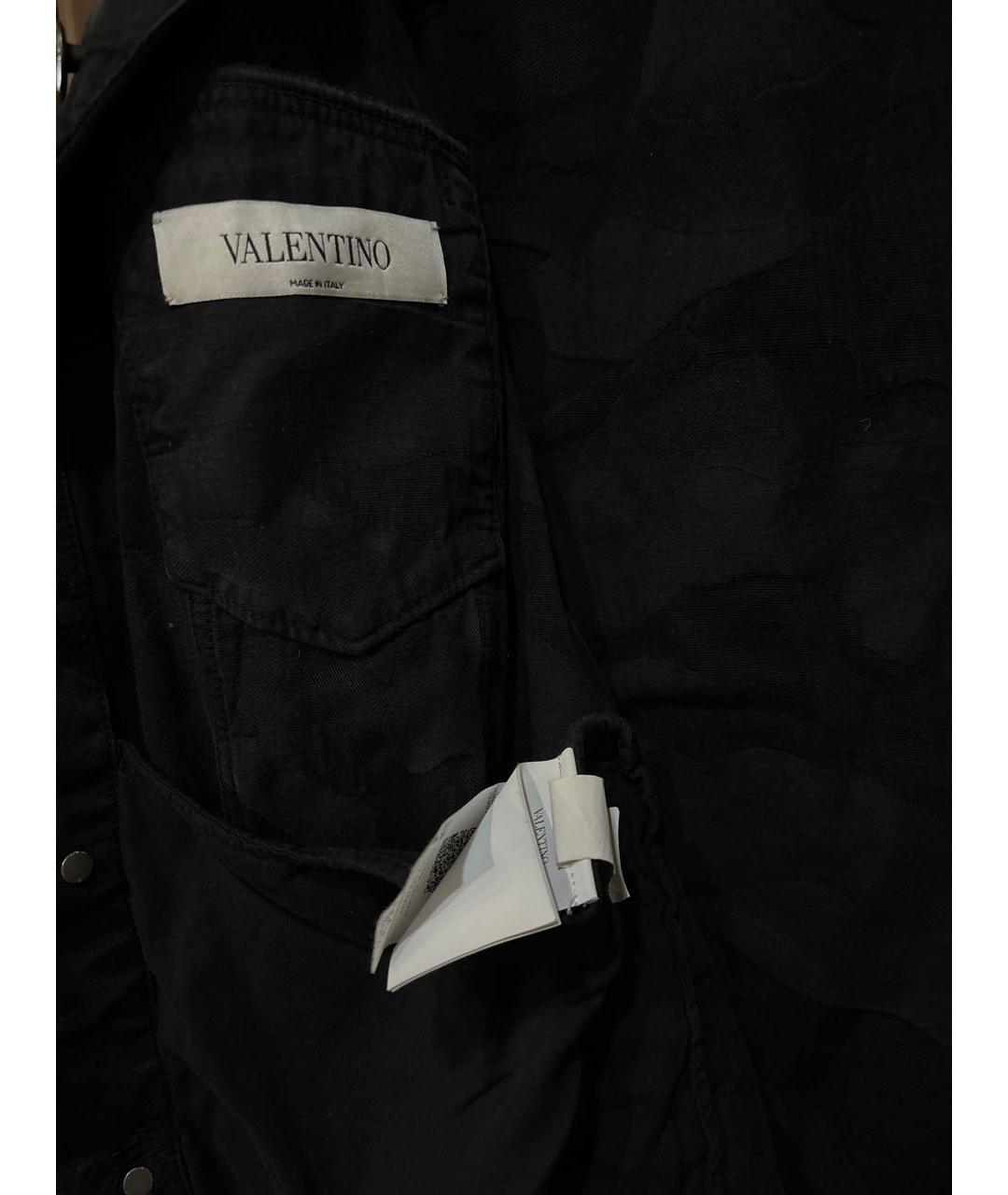 VALENTINO Черная хлопковая куртка, фото 7