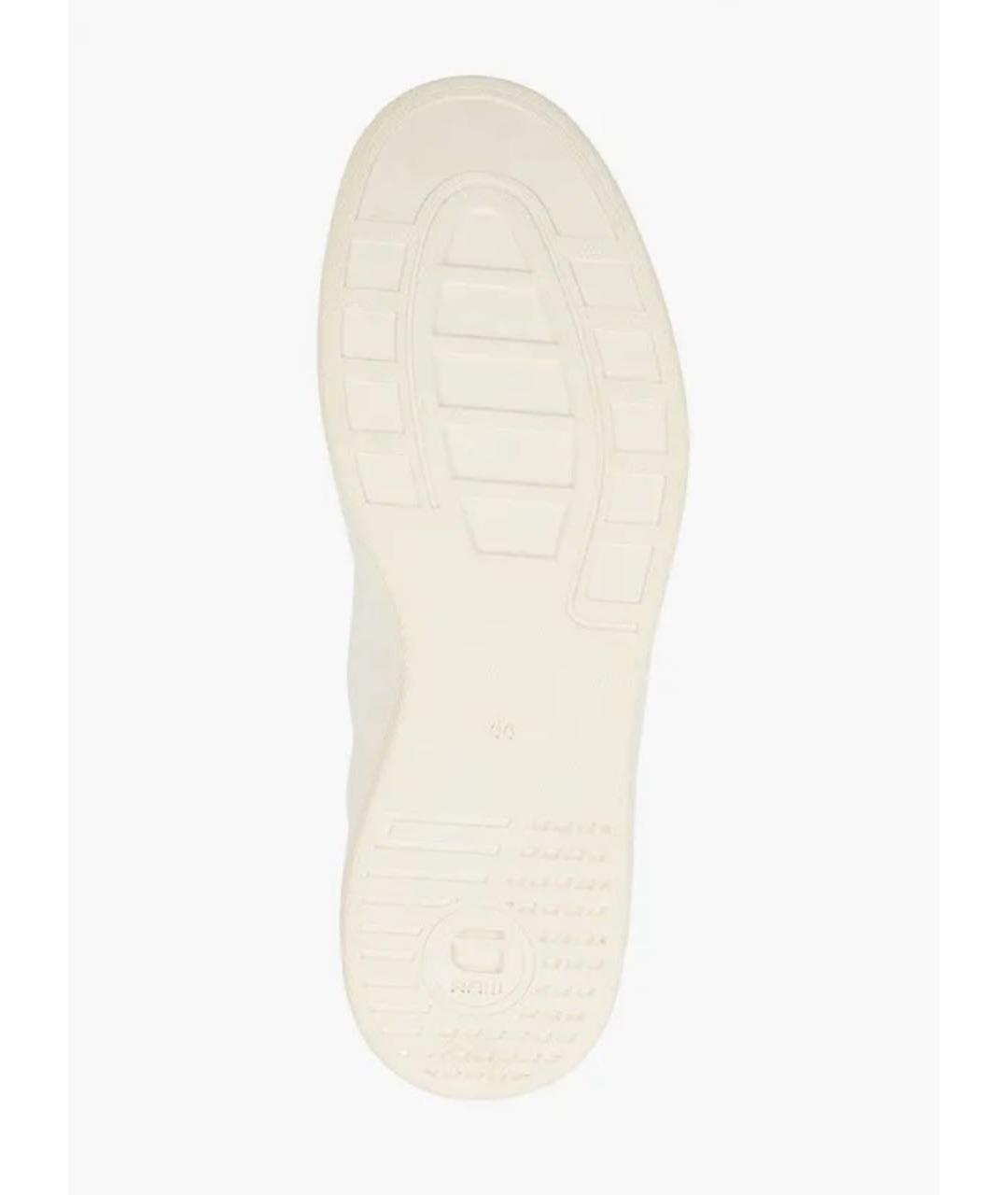 GOLDEN GOOSE DELUXE BRAND Белые текстильные кеды, фото 5
