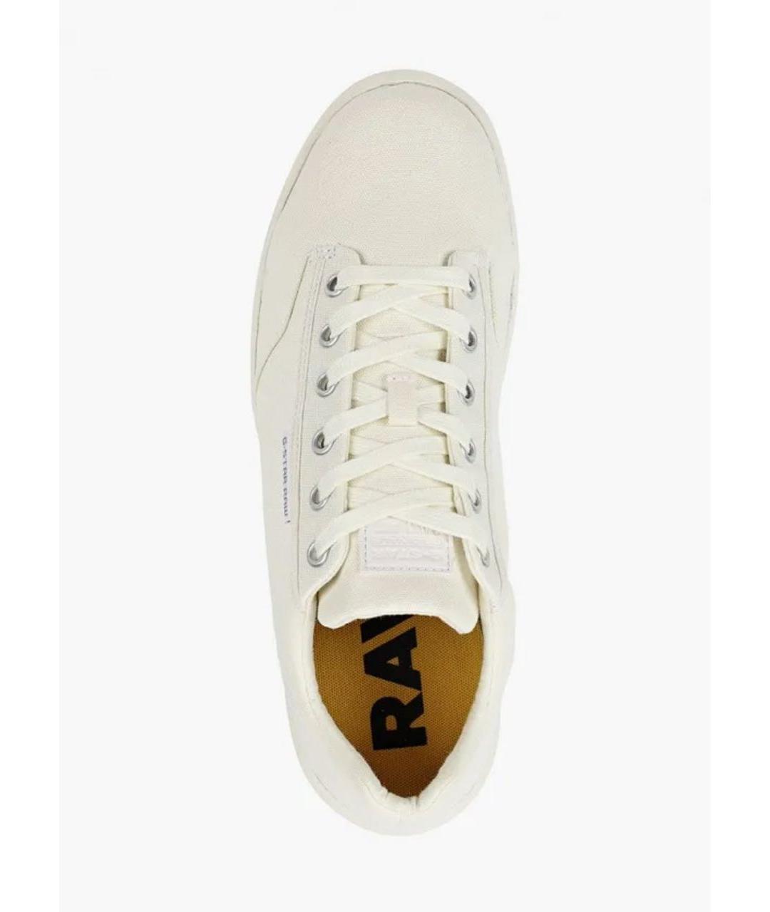 GOLDEN GOOSE DELUXE BRAND Белые текстильные кеды, фото 4