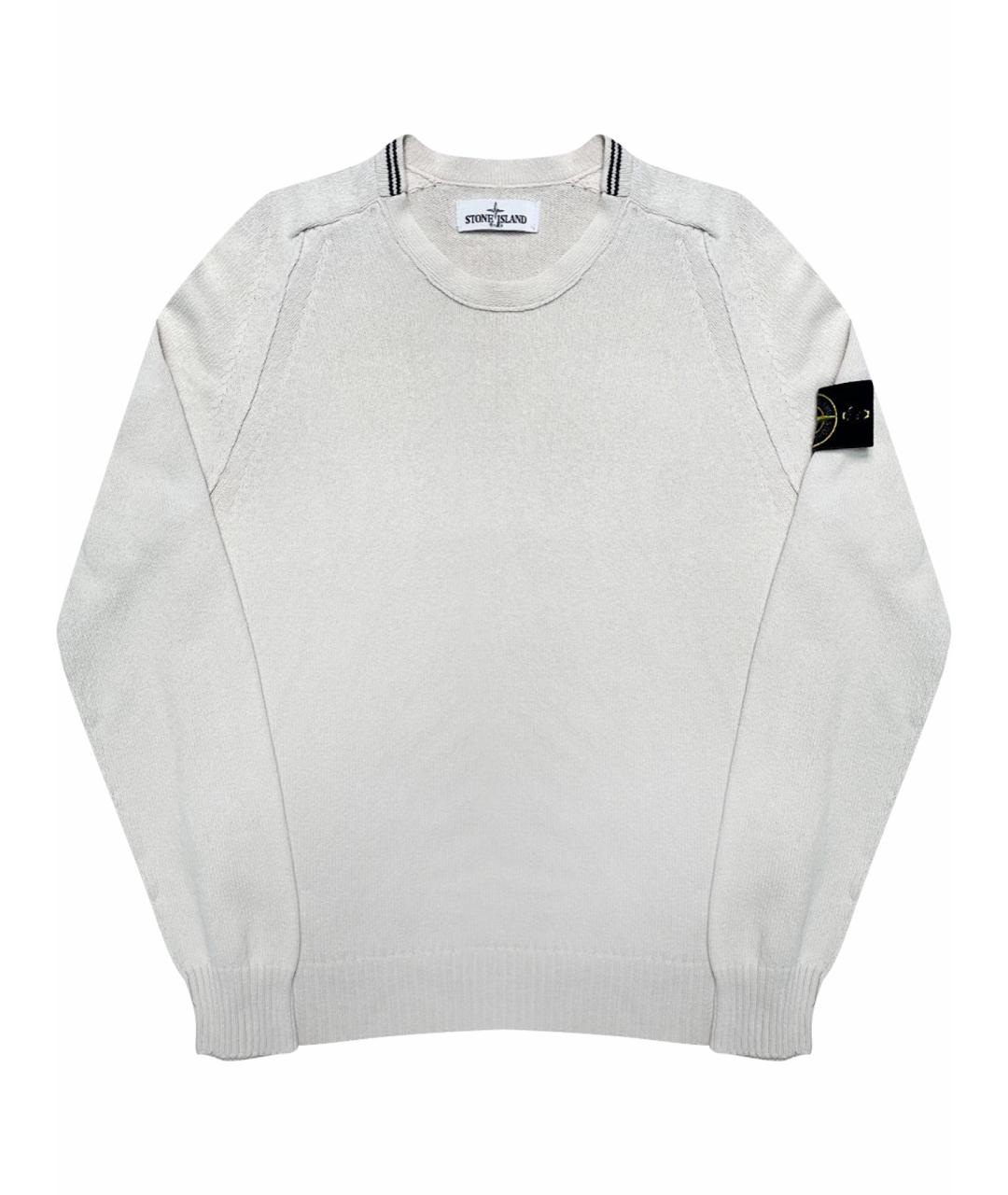 STONE ISLAND Бежевый джемпер / свитер, фото 1