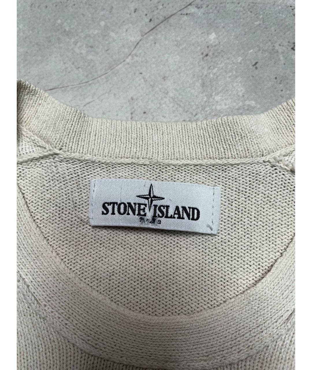 STONE ISLAND Бежевый джемпер / свитер, фото 5