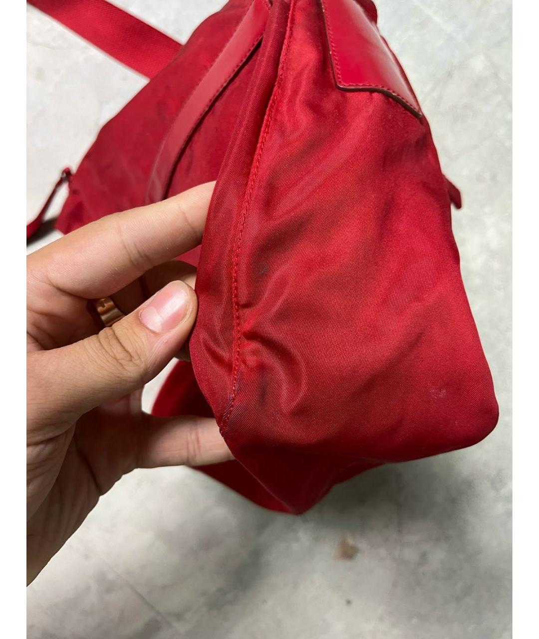 PRADA Красная сумка на плечо, фото 8