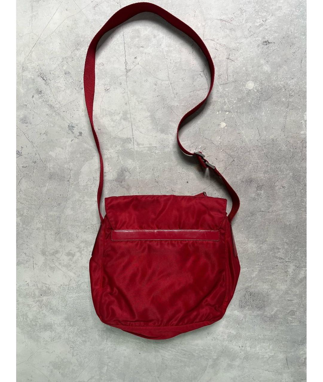 PRADA Красная сумка на плечо, фото 2