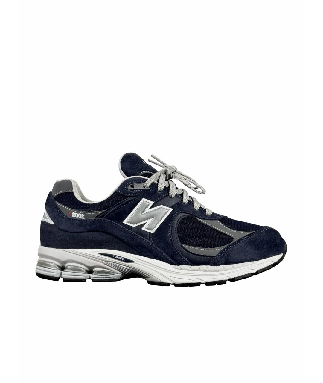 NEW BALANCE Темно-синие замшевые низкие кроссовки / кеды, фото 1
