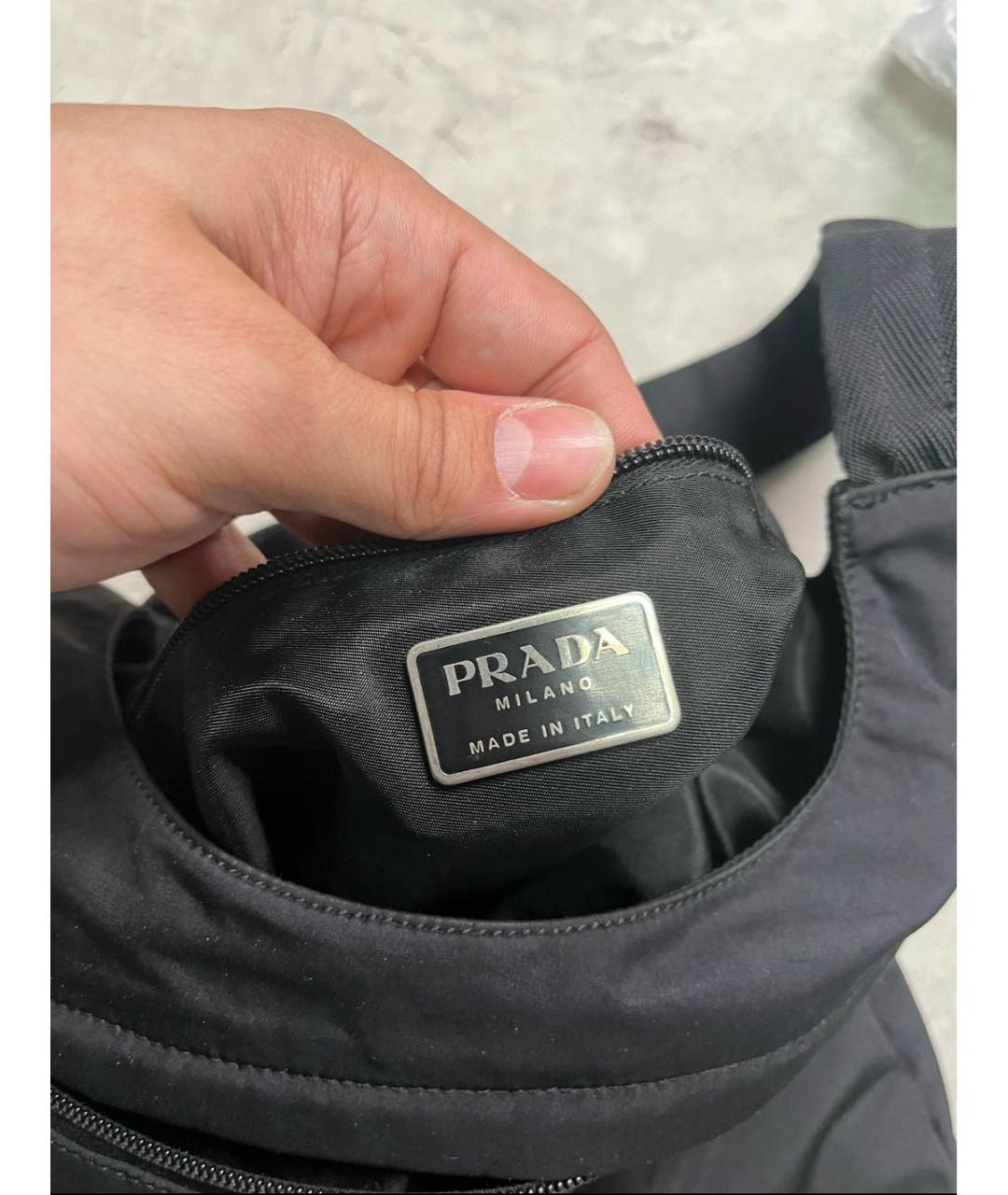 PRADA Черная сумка на плечо, фото 3
