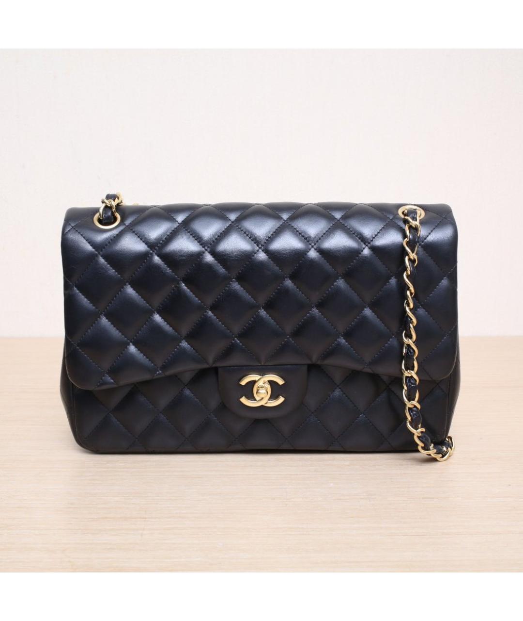 CHANEL Черная кожаная сумка через плечо, фото 3