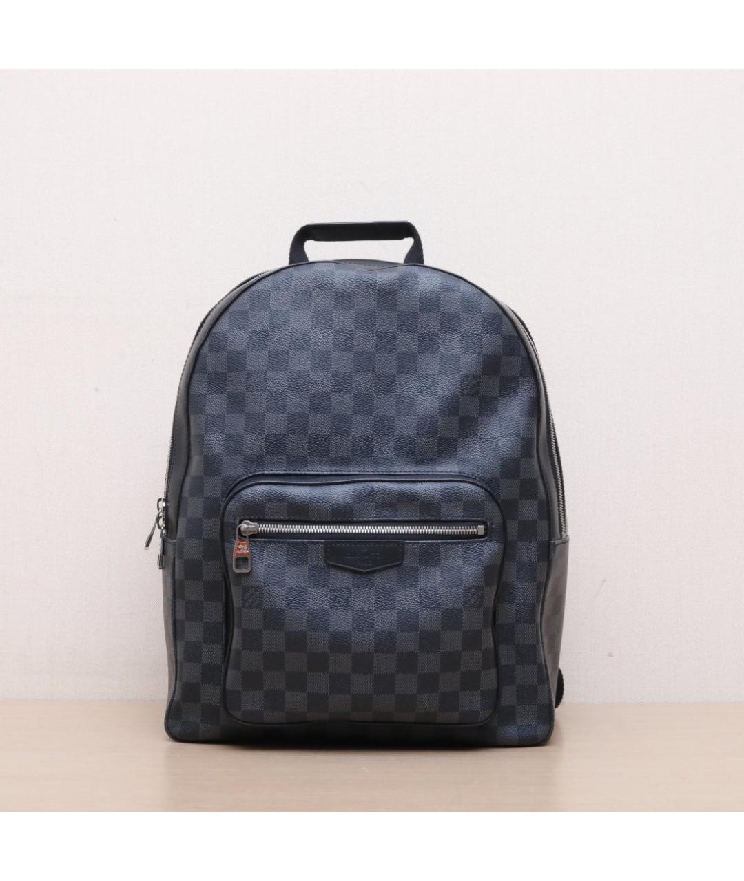 LOUIS VUITTON Черный кожаный рюкзак, фото 3