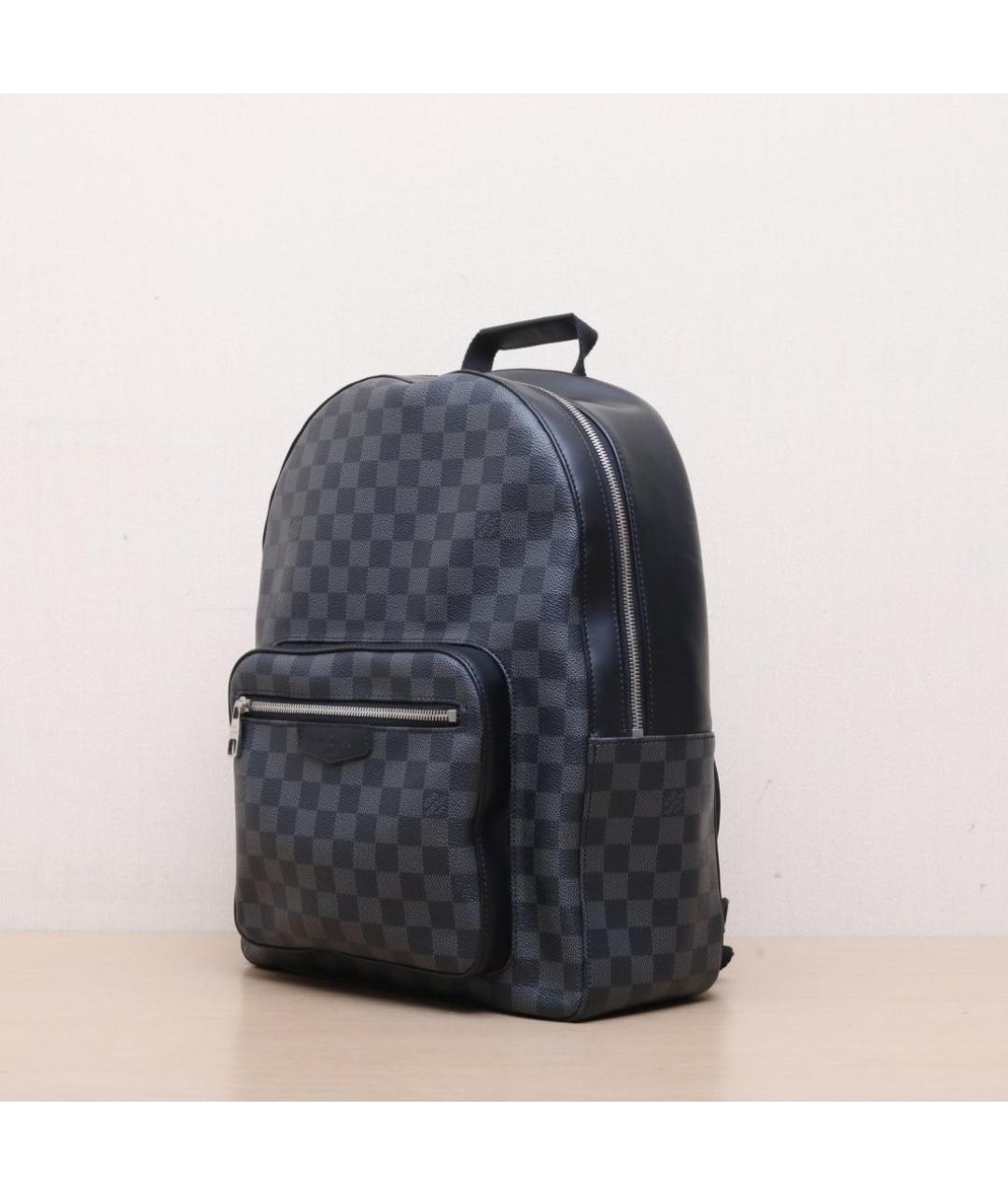 LOUIS VUITTON Черный кожаный рюкзак, фото 4