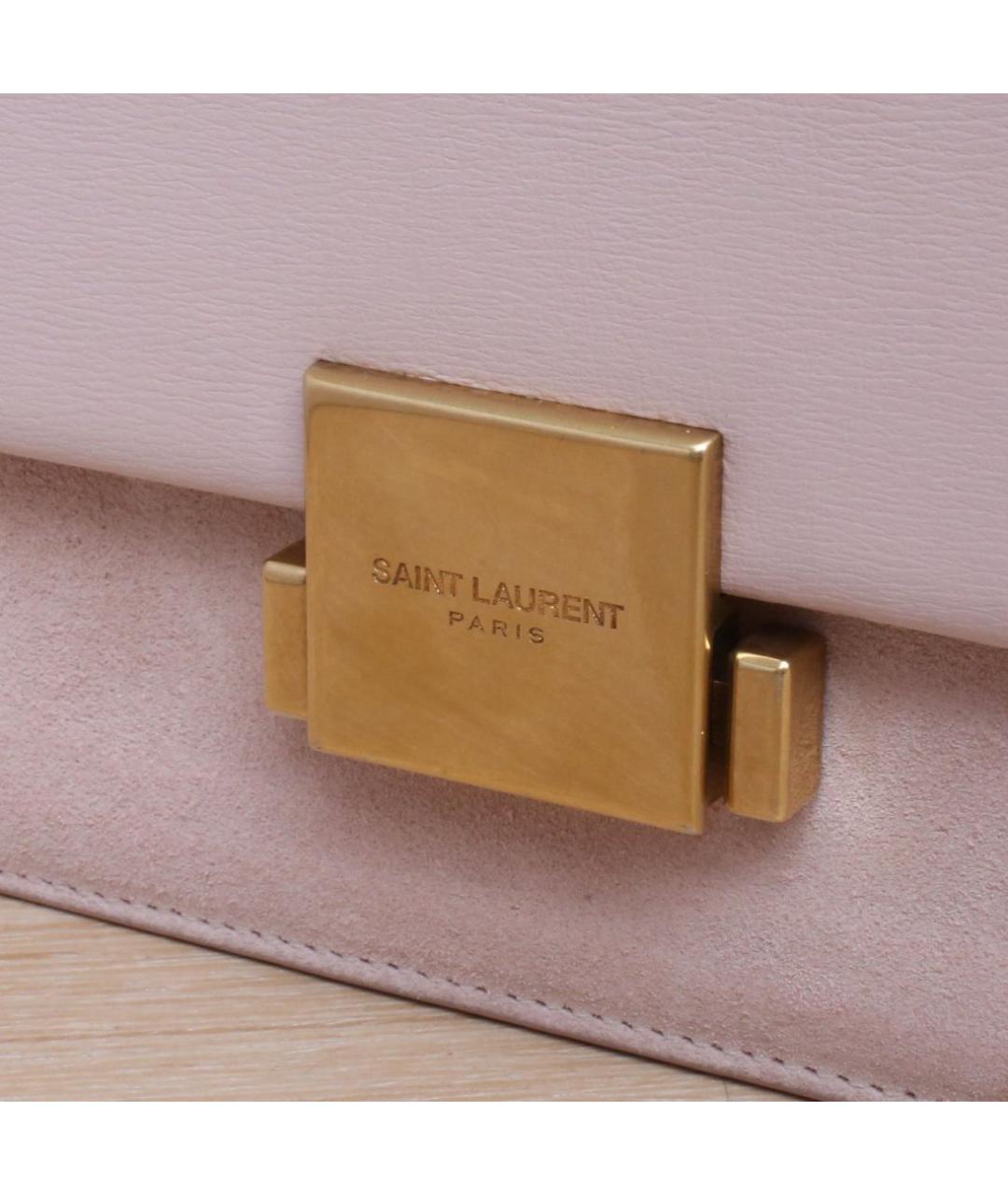 SAINT LAURENT Розовая сумка через плечо, фото 8