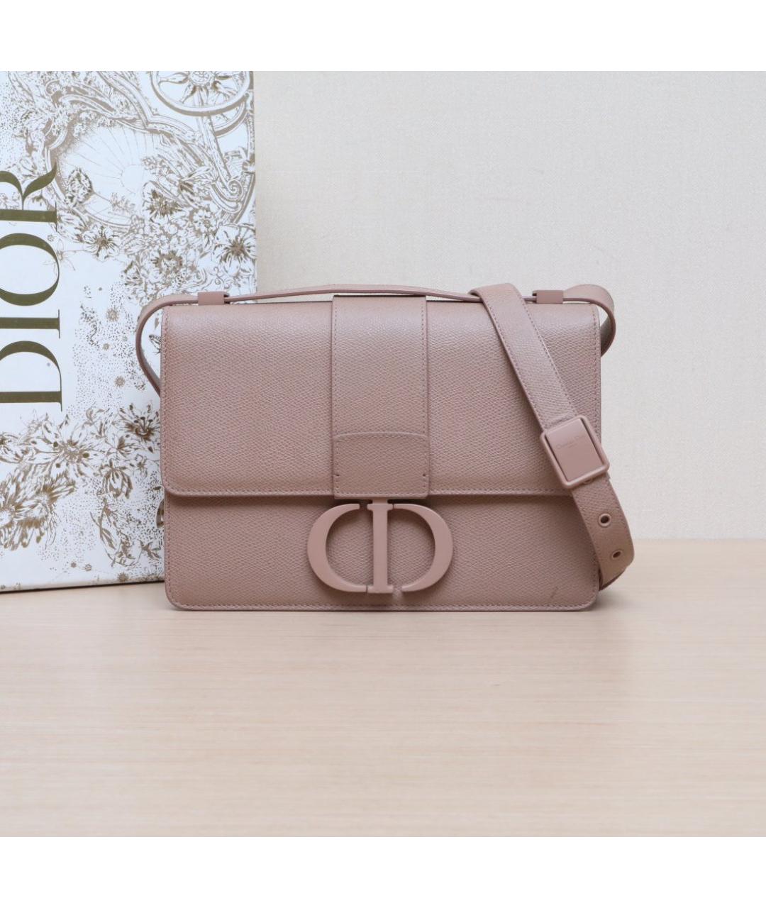 CHRISTIAN DIOR Коричневая кожаная сумка через плечо, фото 2