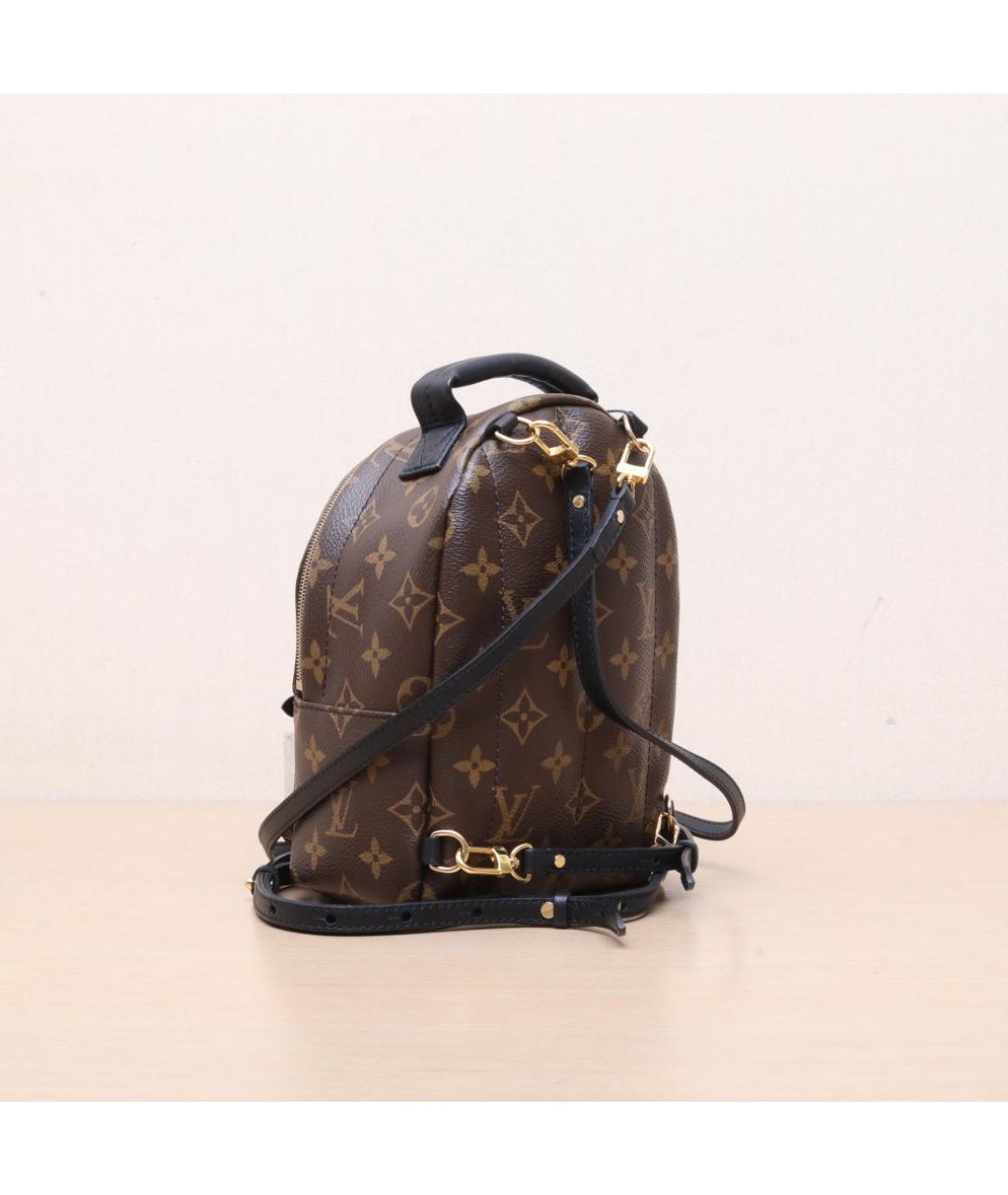 LOUIS VUITTON Коричневый кожаный рюкзак, фото 6