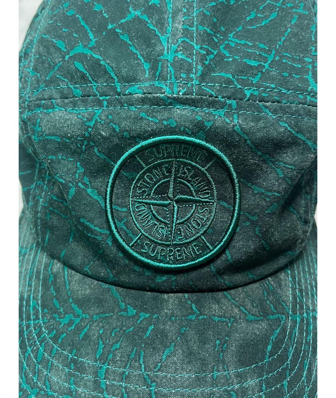 STONE ISLAND Зеленая кепка/бейсболка, фото 4