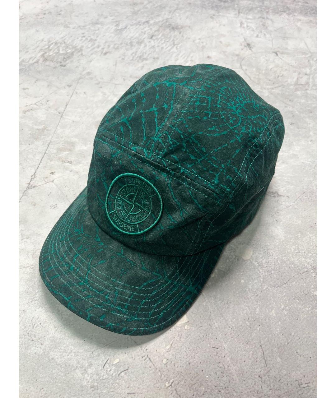 STONE ISLAND Зеленая кепка/бейсболка, фото 6
