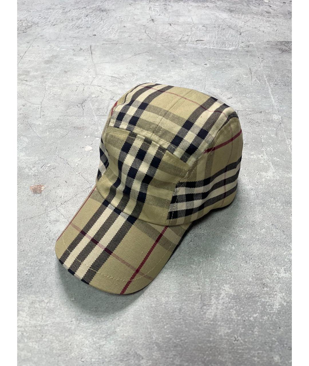 BURBERRY Бежевая кепка/бейсболка, фото 5