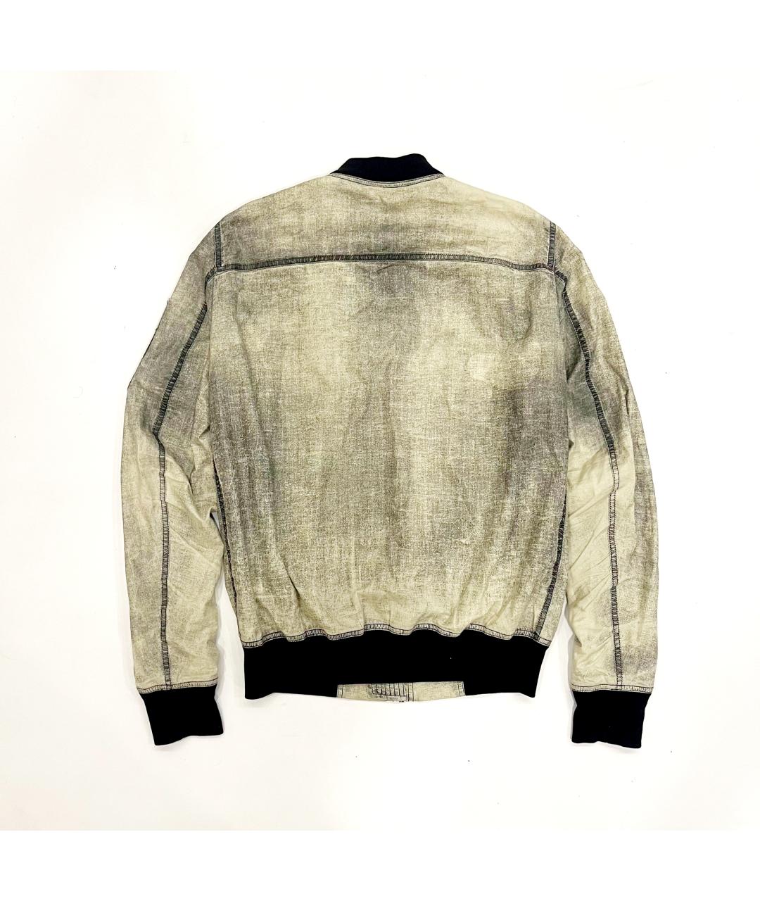 RICK OWENS DRKSHDW Бежевая хлопковая куртка, фото 3