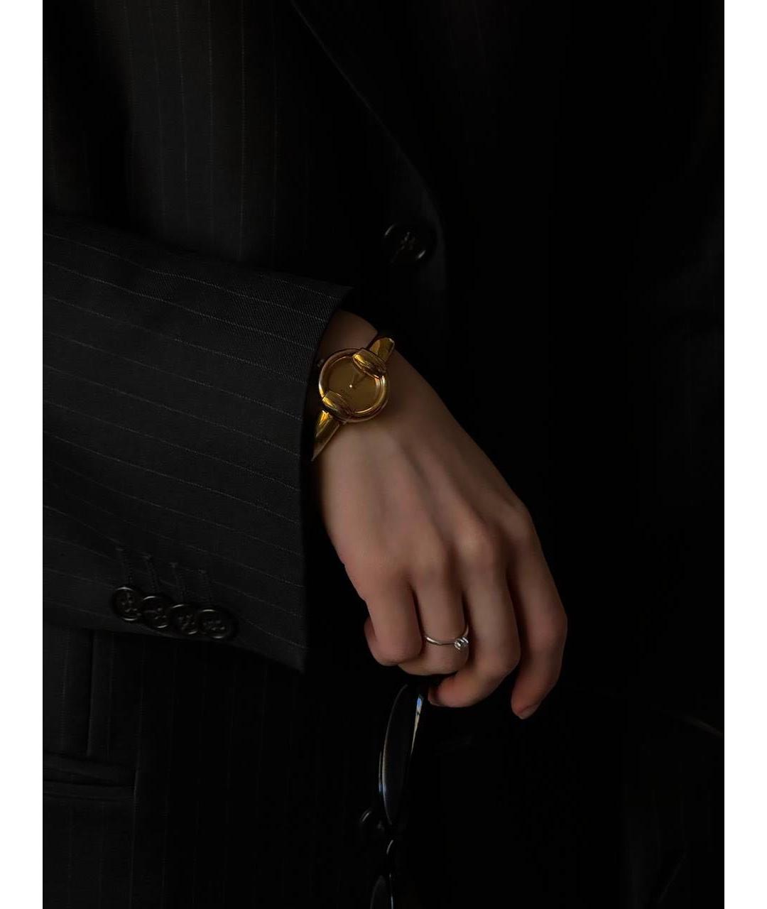 GUCCI Золотые позолоченные часы, фото 8