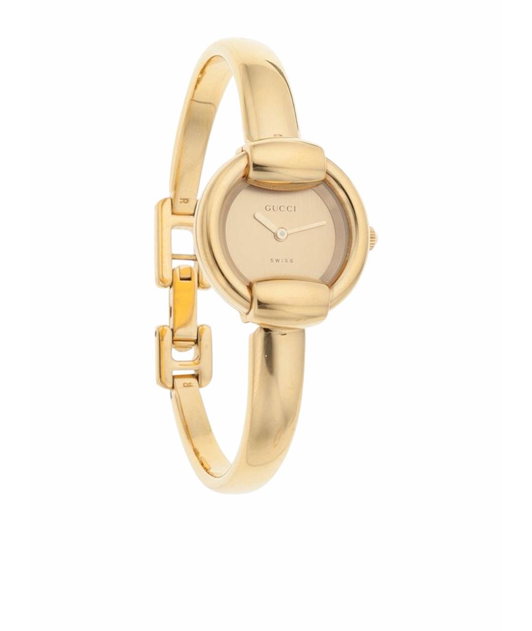GUCCI Золотые позолоченные часы, фото 1