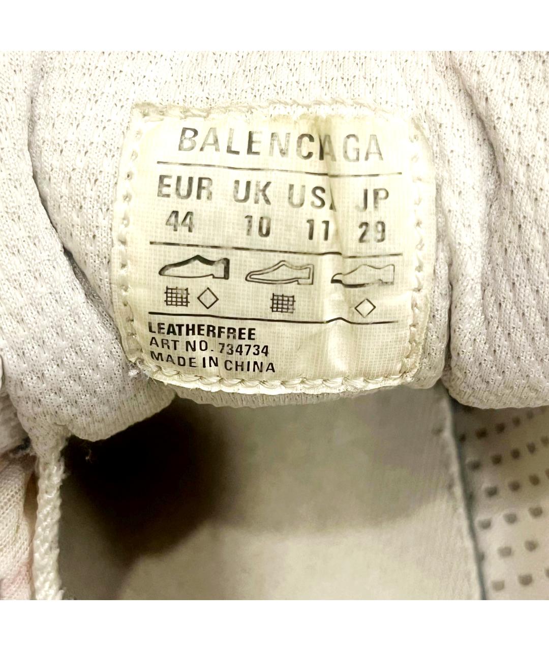 BALENCIAGA Красные кожаные низкие кроссовки / кеды, фото 6