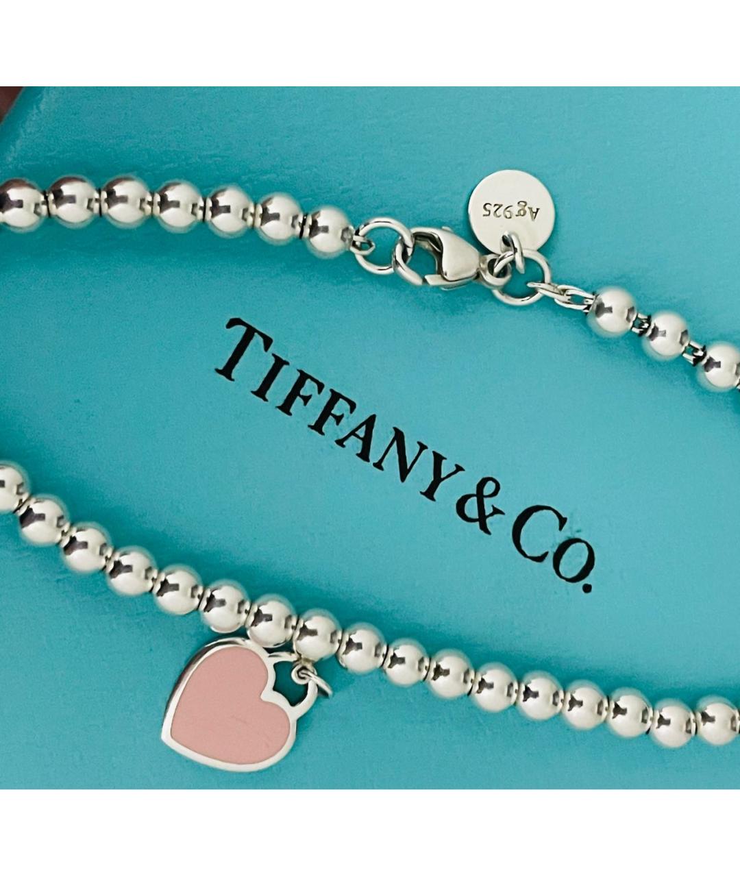 TIFFANY&CO Серебрянный серебряный браслет, фото 5