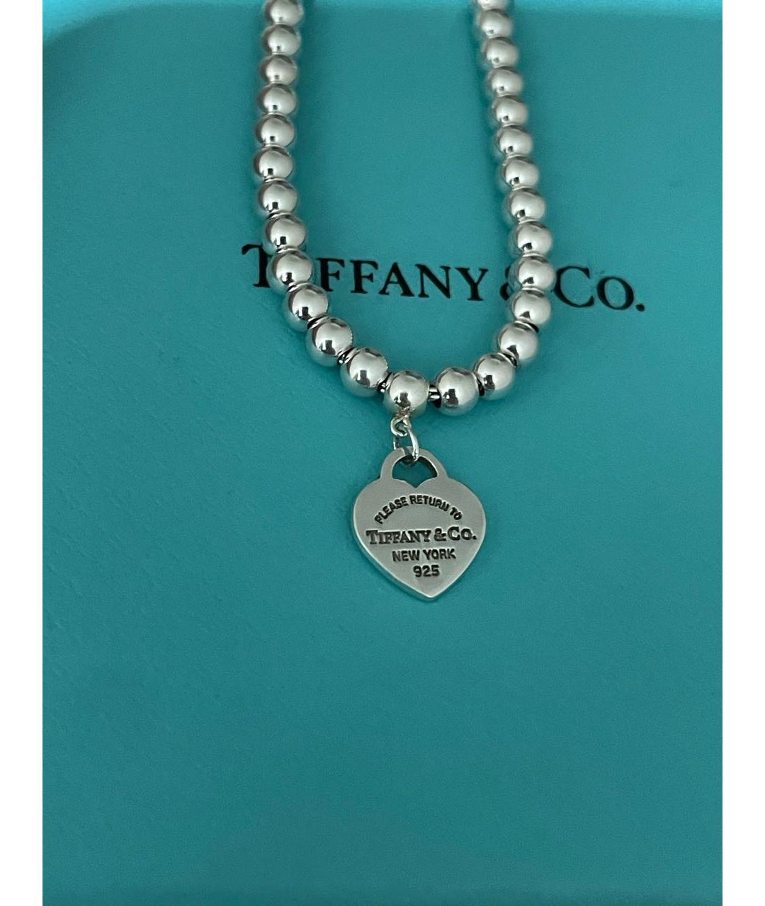 TIFFANY&CO Серебрянный серебряный браслет, фото 6
